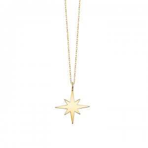 Pure Gold Small Starburst Charm