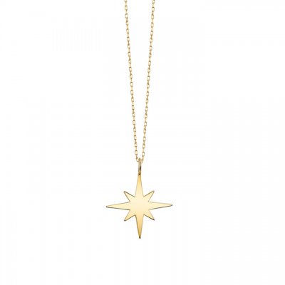 Pure Gold Small Starburst Charm