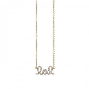 Gold & Diamond LOL Necklace