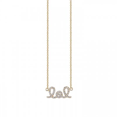 Gold & Diamond LOL Necklace