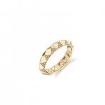 Gold & Diamond Pyramid Eternity Ring