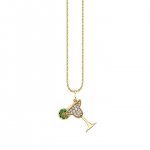 Gold & Diamond Margarita Charm