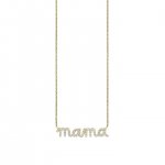 Gold & Diamond Mama Necklace