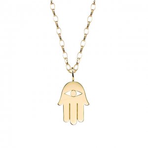 Men's Collection Pure Yellow Gold Hamsa Charm