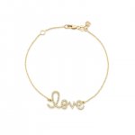 Gold & Diamond Medium Love Bracelet