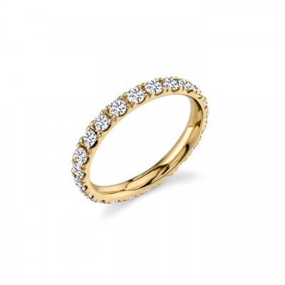 Gold & Diamond Large Eternity Ring