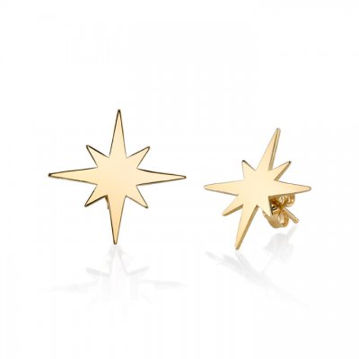 Gold Starburst Stud