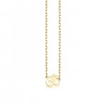 Pure Gold Tiny Om Necklace