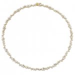 Gold & Diamond Cocktail Eternity Necklace