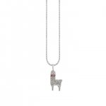 Gold & Diamond Llama Charm