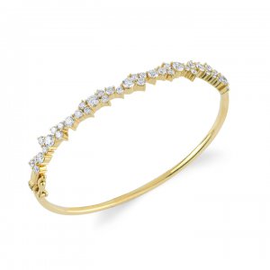 Gold & Diamond Cocktail Bangle