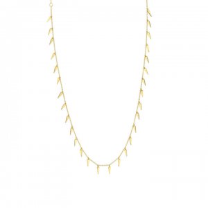 Pure Gold Multi Fringe Necklace