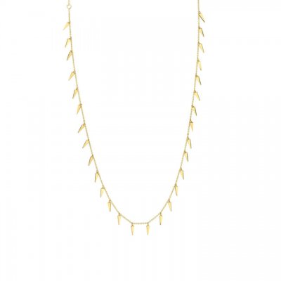 Pure Gold Multi Fringe Necklace