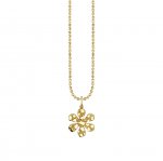 Gold Nugget Daisy Charm