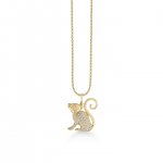 Gold & Diamond Monkey Charm