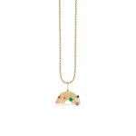 Gold & Gemstone Rainbow Charm