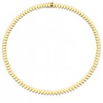 Pure Gold Marquise Eye Eternity Necklace