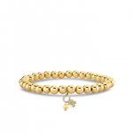 Men's Collection Gold & Diamond Luck & Protection on Gold Beads