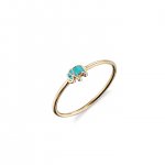 Little Loves Gold & Enamel Mini Elephant Ring