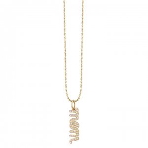 Gold & Diamond Mom Necklace