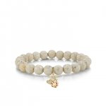 Gold & Diamond Love, Luck & Protection on Cream Jasper