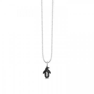 Gold & Diamond Penguin Charm