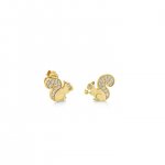 Gold & Diamond Small Squirrel Stud